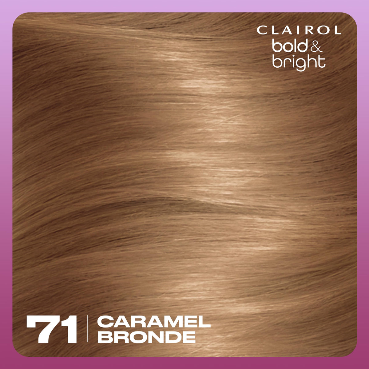 Clairol kit size comparison next to hand illustrating scale