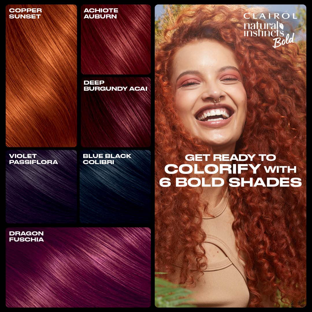 Clairol close-up of glossy strand highlighting smooth conditioned finish