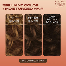 Clairol Textures & Tones creamy dye texture close-up for even coverage