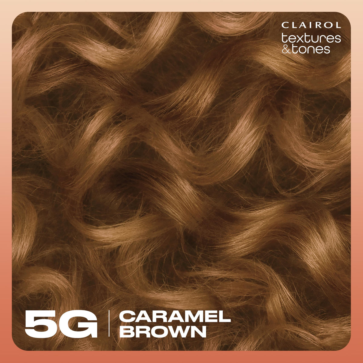 Clairol Textures & Tones kit next to hand to show compact size