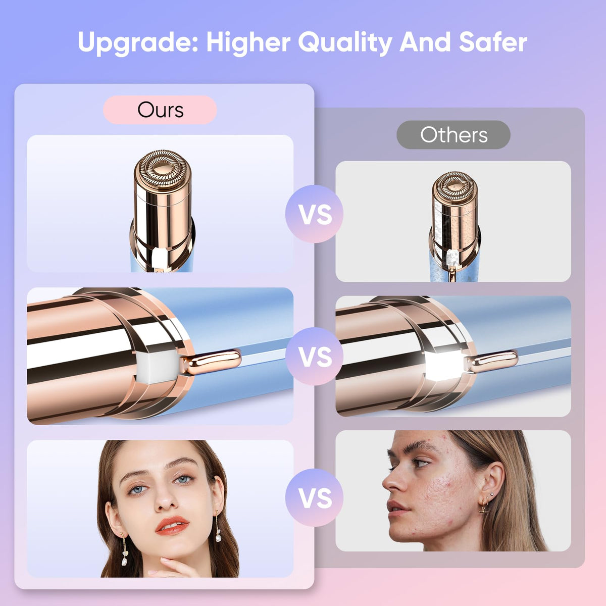 claities angled profile highlighting pen-shaped design and grip
