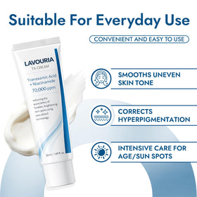 Claranova Lavouria ingredients label close-up highlighting active ingredients