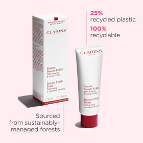 Clarins ingredients shot with acerola oat aloe for natural boost