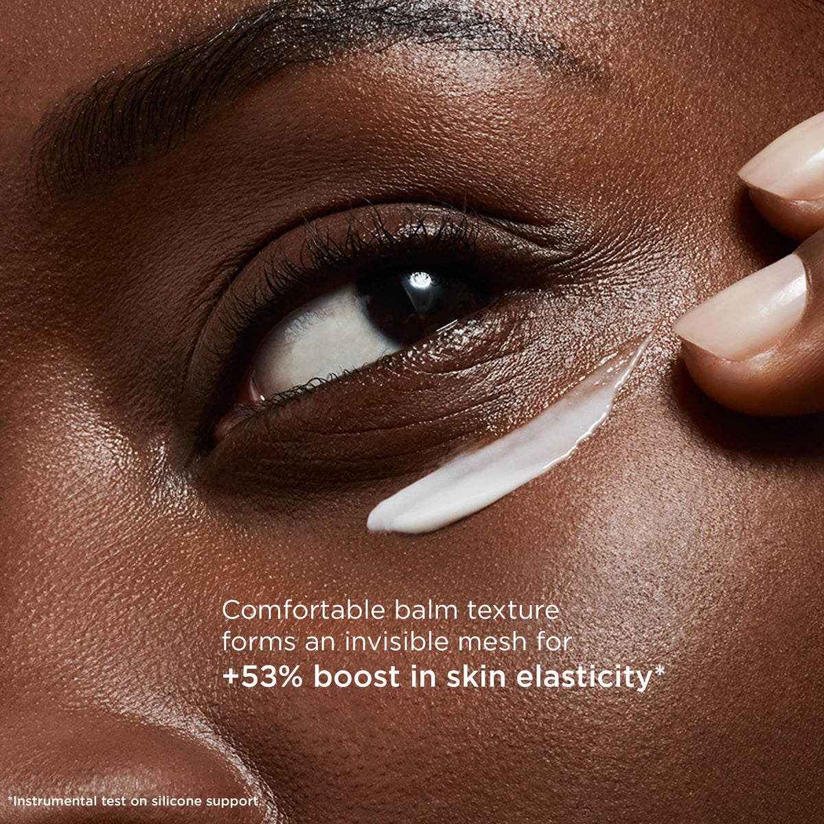 Clarins Total Eye Lift before and after concept image showing smoother under-eye appearance
