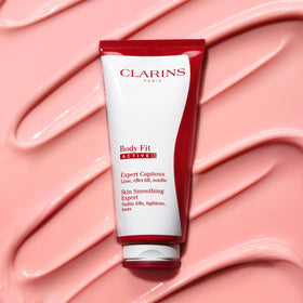 Clarins tube size comparison showing 6.7 oz scale for travel planning
