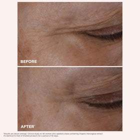 Clarins Total Eye Lift on fingertip ready for application to deliver immediate firming