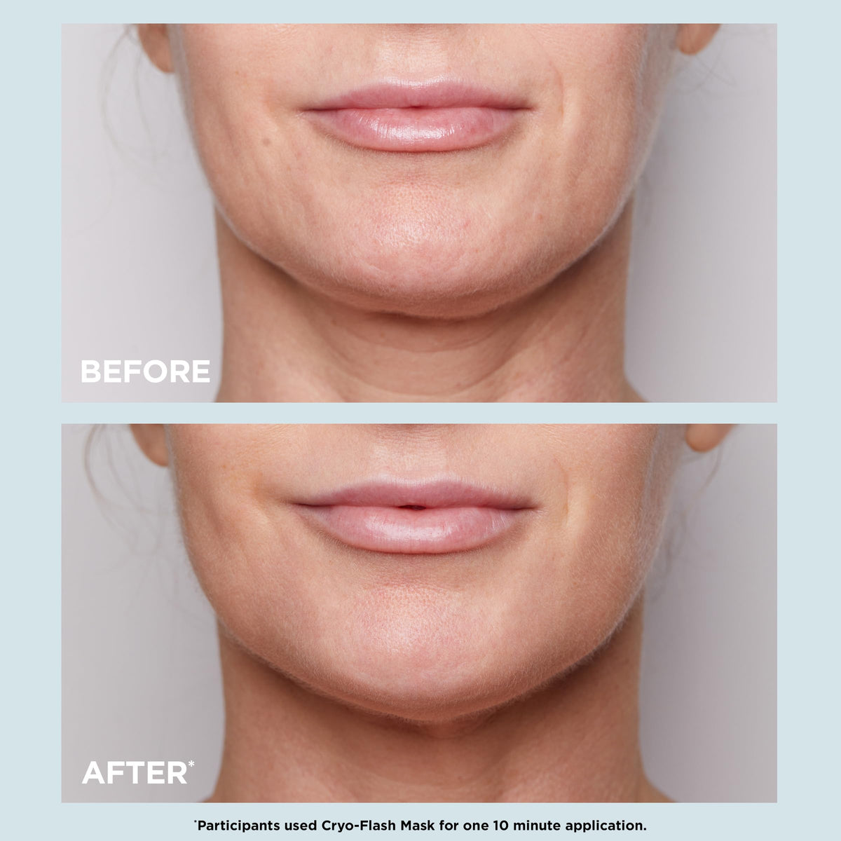 CLARINS Cryo-Flash tube open dispensing product for easy application