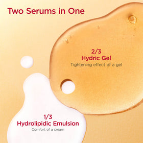 Clarins Double Serum Eye close-up label showing ingredients and 0.6 oz size clarity
