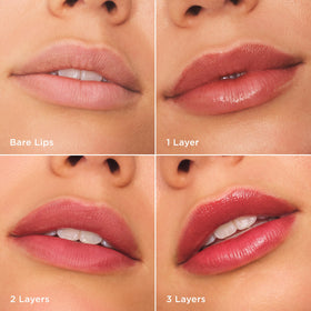 Clarins close-up of texture revealing lightweight formula and matte finish