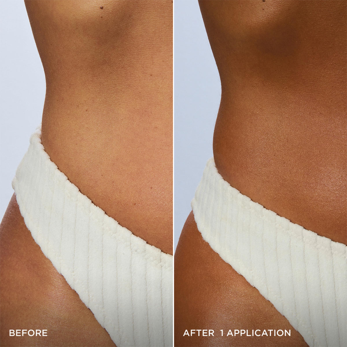 CLARINS pump and cap detail for milky lotion illustrating controlled dispensing benefit