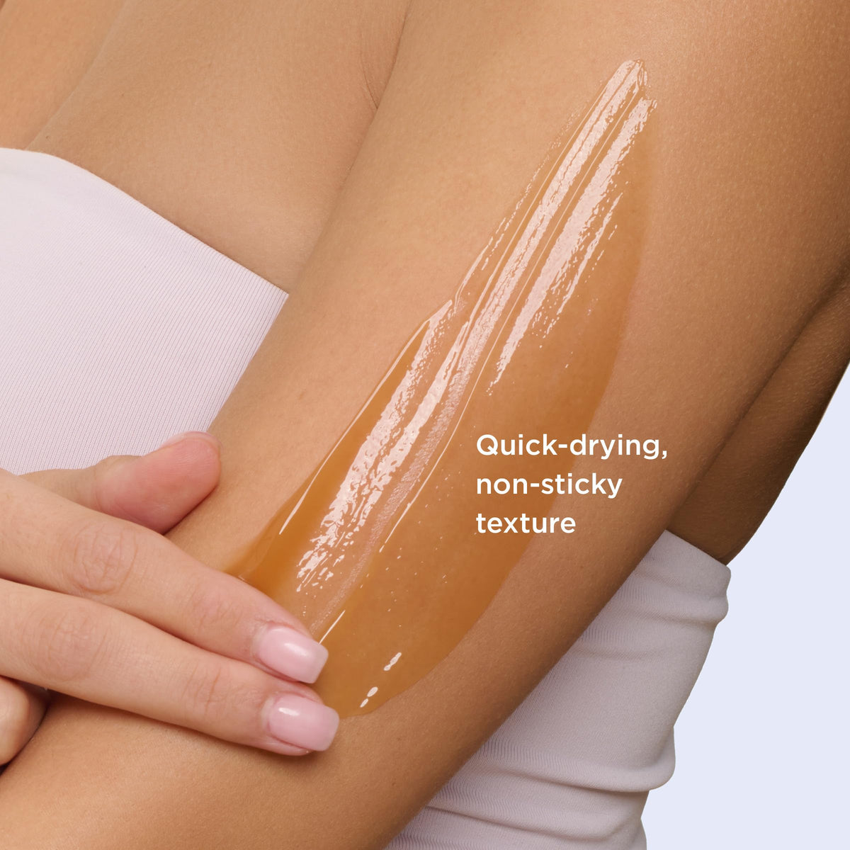 Clarins product label detail emphasizing application and ingredient info