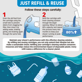 Clark Shaving Co. close-up of solution clarity indicating effective residue removal
