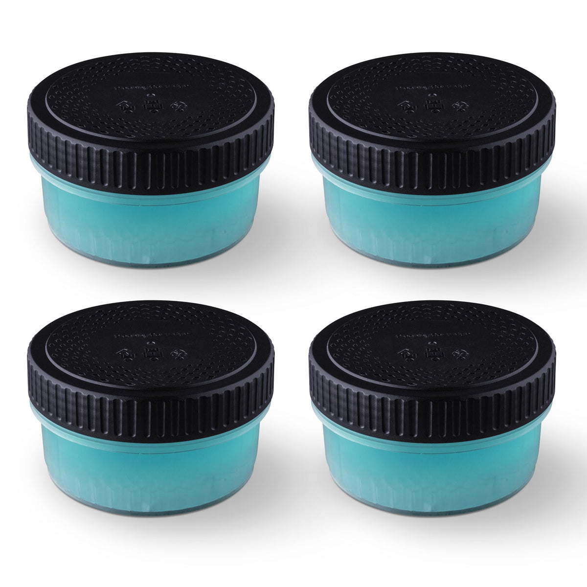 Clark Shaving Co. front packaging showing four replacement cartridges and brand benefit
