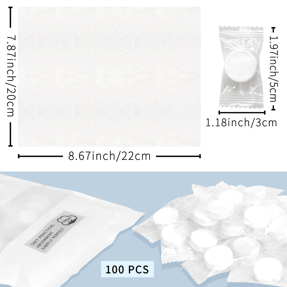 Classycoo tablet expanding in water demonstrating quick activation benefit
