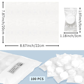 Classycoo tablet expanding in water demonstrating quick activation benefit