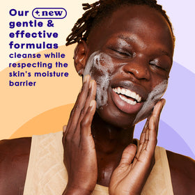 Clean & Clear Morning Burst gel texture close-up showing exfoliating beads benefit