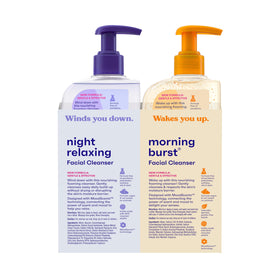 Clean & Clear two 8 fl oz bottles next to common items showing true size benefit