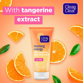 Clean & Clear close-up texture of bursting beads for gentle exfoliation