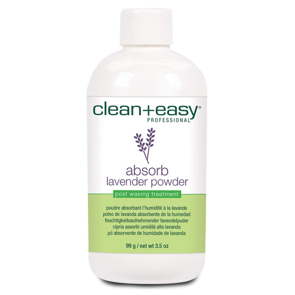 Clean + Easy front packaging showing 3.5 oz tin and lavender label for clear identification and convenience