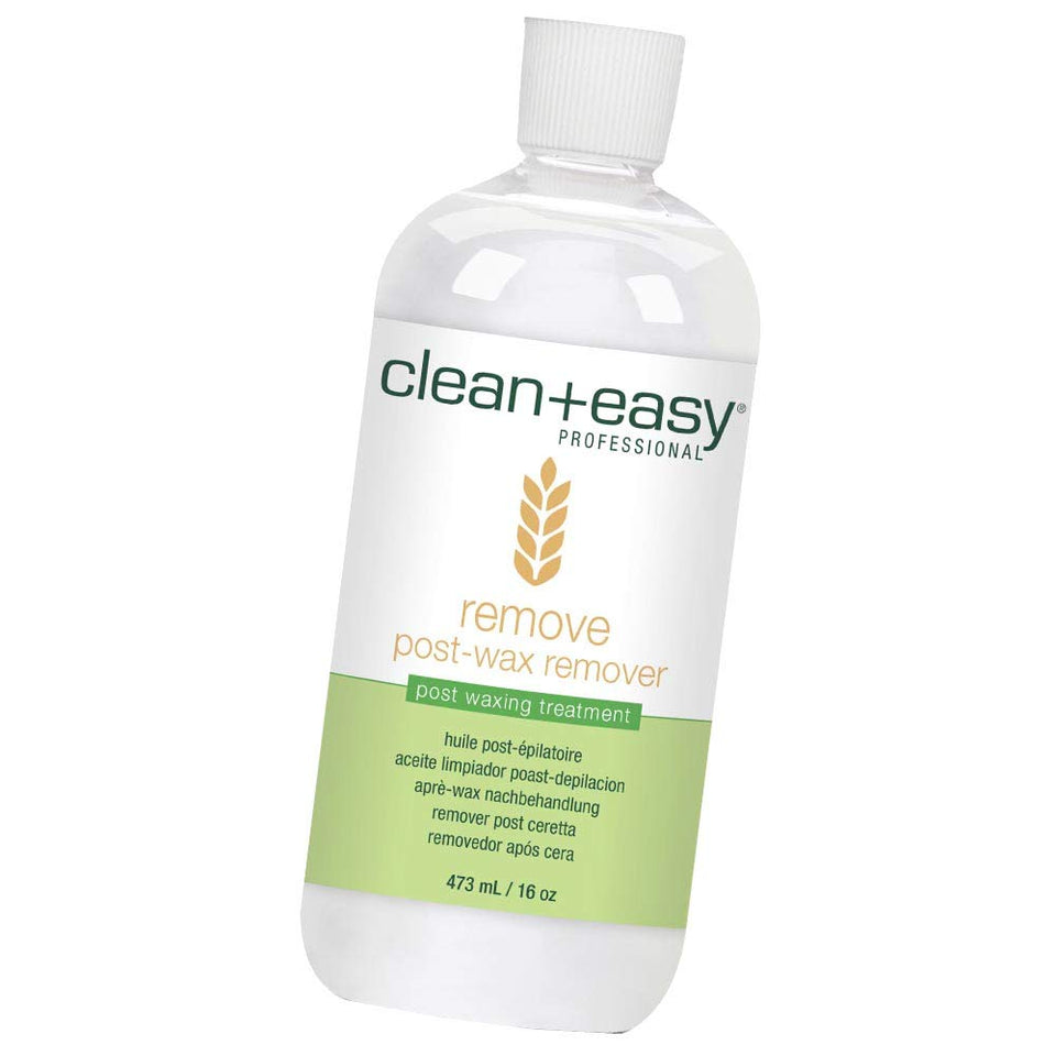 Clean + Easy front bottle view showing label and 16 oz size, fast residue removal