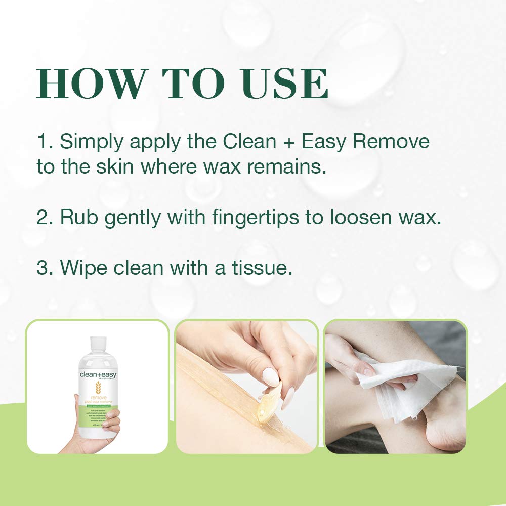Clean + Easy bottle beside a ruler showing 16 oz scale and salon-ready capacity