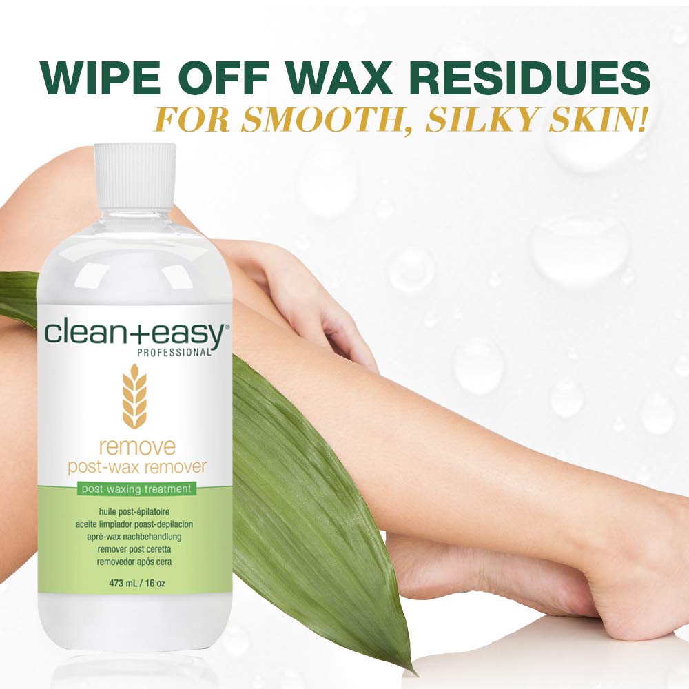 Clean + Easy oil texture close-up highlighting clear emollient consistency and gentle hydration