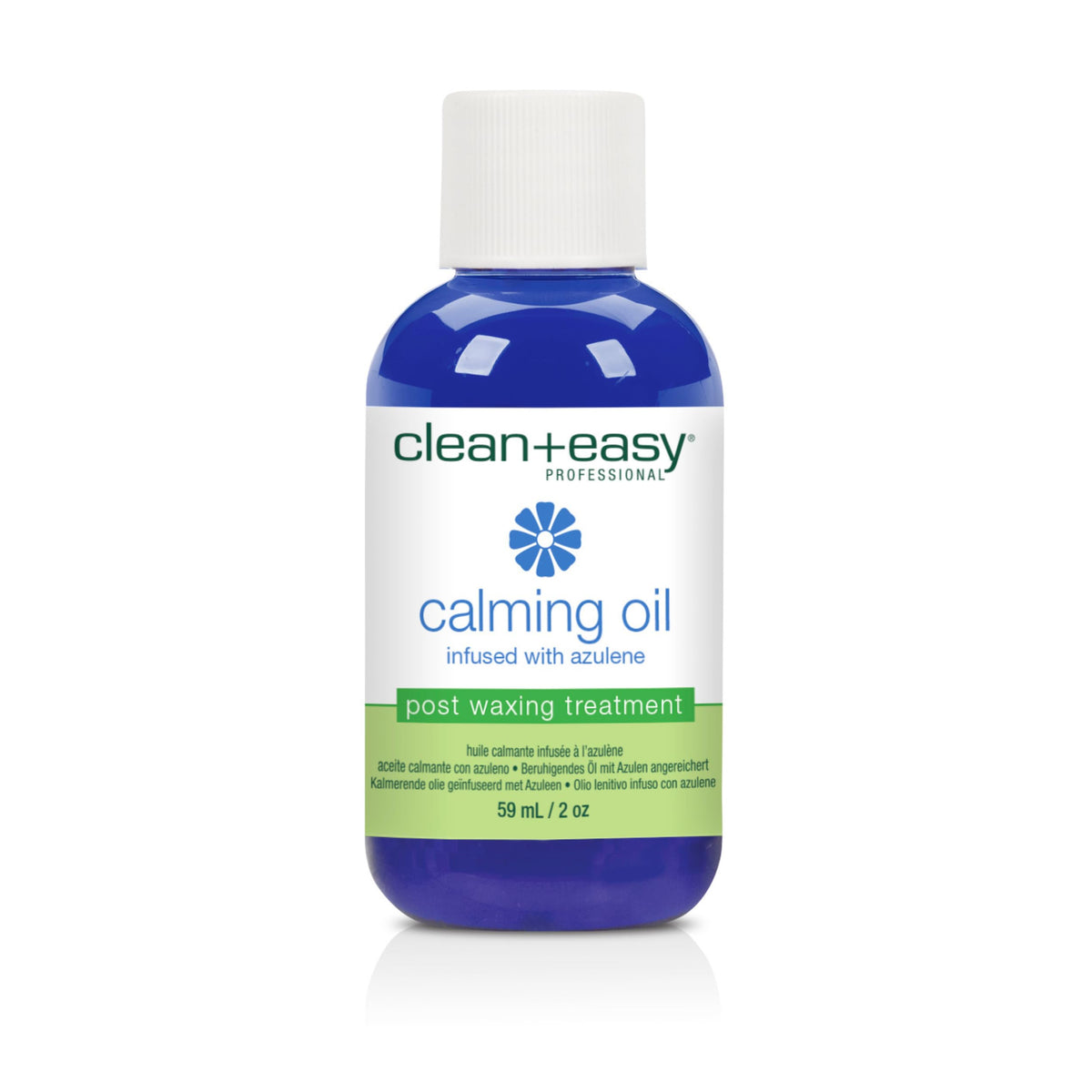 Clean + Easy front packaging showing 2 oz bottle and label, easy post-wax care