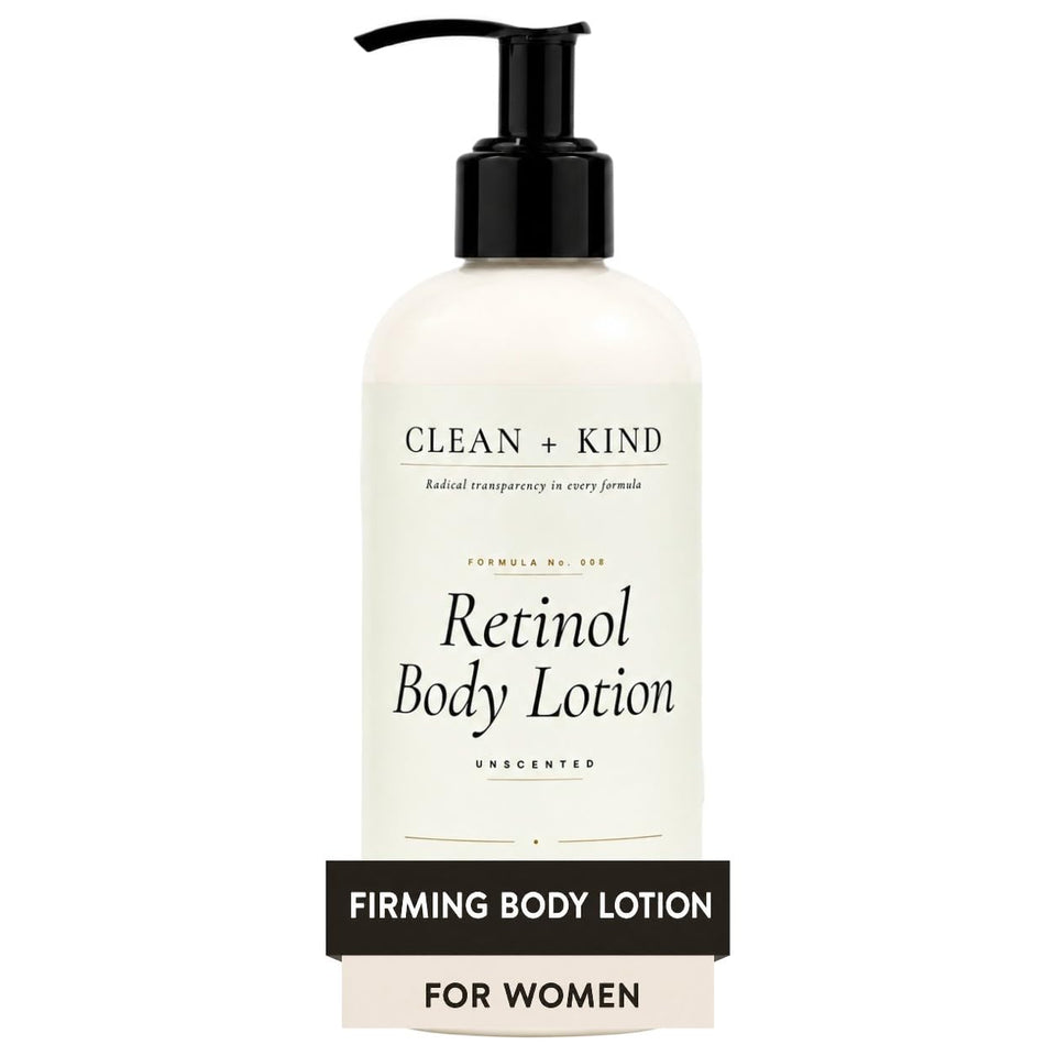 Clean + Kind front bottle showing clean label and 8 oz size benefit