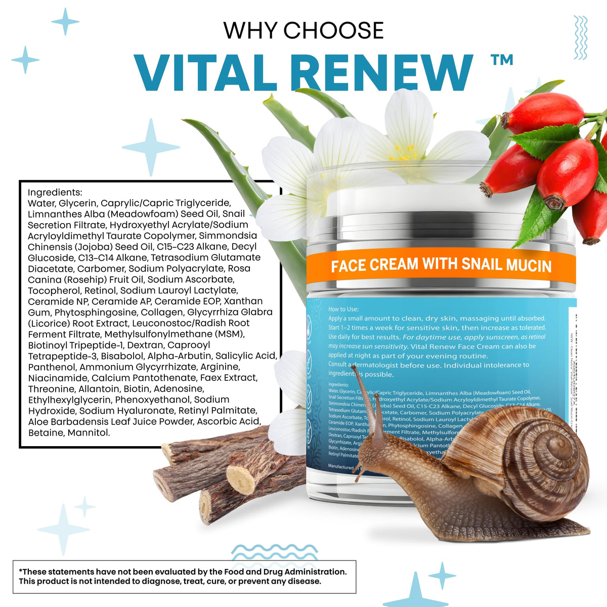 Clean Nutraceuticals close-up swirl of cream illustrating silky texture and smooth application