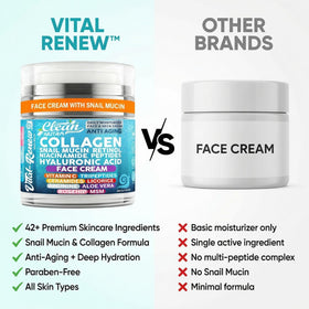 Clean Nutraceuticals applied to neck and jawline showing firming and smoothing effect