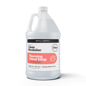 Clean Revolution gallon front label showing product name and scented variant