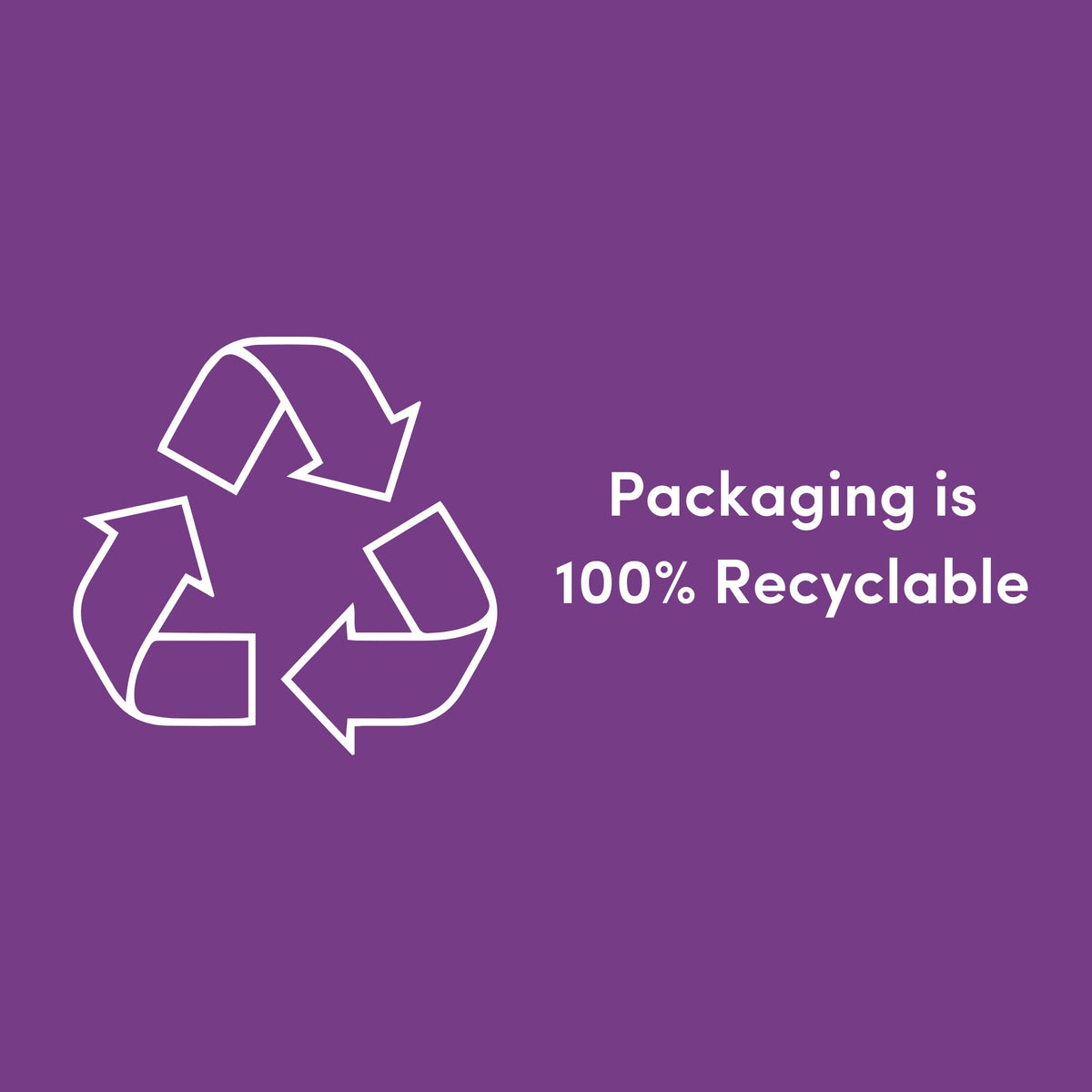 Clean Revolution recyclable label and safer-ingredient icons showing eco benefits