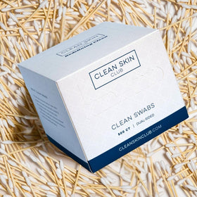 Clean Skin Club swab correcting eyeliner demonstrating accurate control