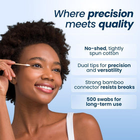 Clean Skin Club rounded tip close-up for blending and softer cosmetic strokes