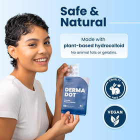 CLEAN SKIN CLUB label and ingredients panel showing vegan hydrocolloid