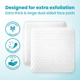 Clean Skin Club extra-large pad next to a coin for scale and coverage