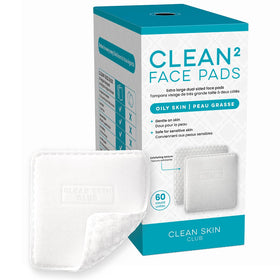 Clean Skin Club front box showing 60-count and benefits