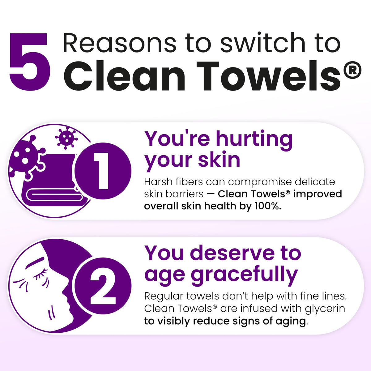 CLEAN SKIN CLUB label showing glycerin infusion for hydration benefits