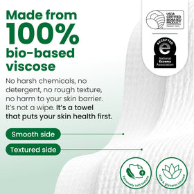 CLEAN SKIN CLUB label detail with aloe and glycerin callout for soothing hydration