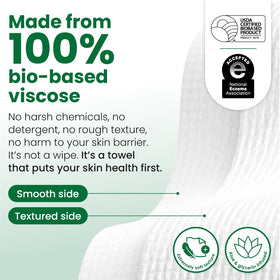 CLEAN SKIN CLUB label closeup lists aloe and glycerin for soothing hydration