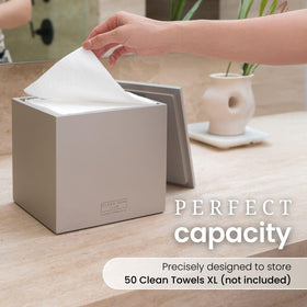 CLEAN SKIN CLUB open top interior finish protecting refill pack for smooth dispensing