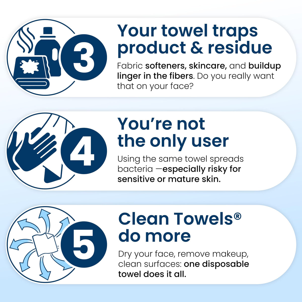 Clean Skin Club pack label showing USDA biobased claim for greener choice