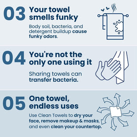 CLEAN SKIN CLUB product packaging back label with ingredient and usage details for informed choice benefit