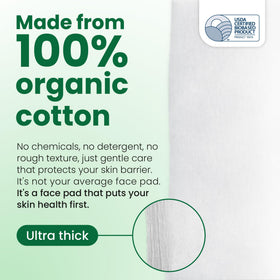 Clean Skin Club pad removing eye makeup gently with minimal rubbing benefit