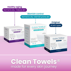CLEAN SKIN CLUB prism box label and dimensions view aiding fit and organization planning
