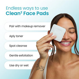 Clean Skin Club smooth side applying toner for even product distribution