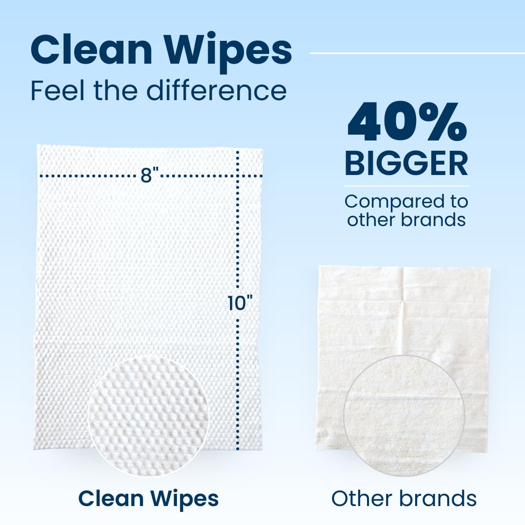 CLEAN SKIN CLUB textured wipe close-up for gentle exfoliation benefit