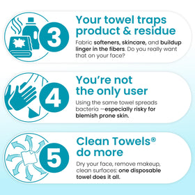 CLEAN SKIN CLUB open pouch with stacked disposable wipes for hygiene