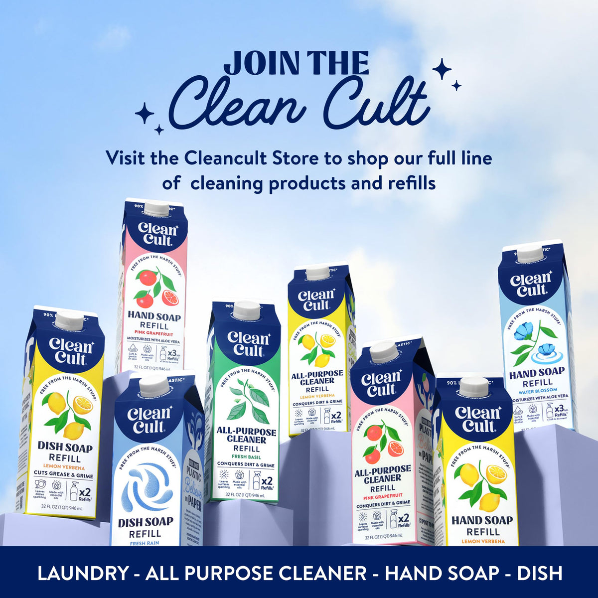 Cleancult pump bottle in bathroom setting offering pleasant everyday ritual