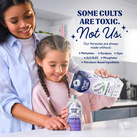 Cleancult pouring refill into bottle demonstrating easy refill convenience